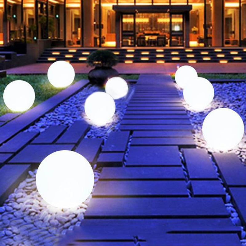 Luminária de Jardim Redonda RGB em LED