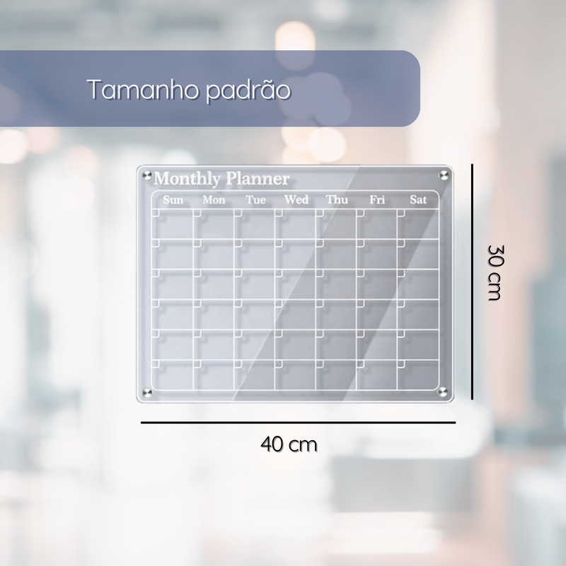 Quadro em Acrílico de Planejamento