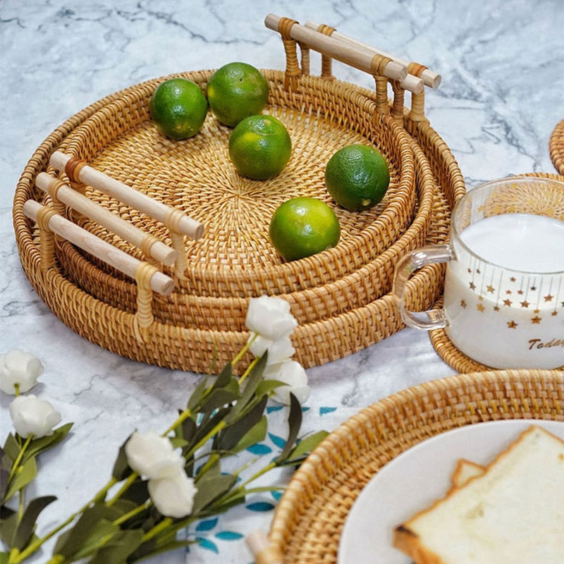 Bandeja de Frutas e Café da Manhã Artesanal