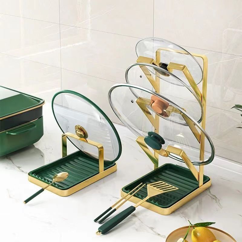 Suporte organizador de tampas para pia Gold Kitchen 