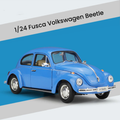 Miniatura Fusca Volkswagen Beetle Clássico 