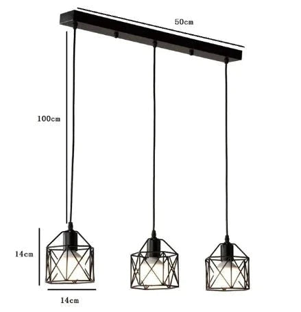 Luminária Pendente Moderna Minimalista Industrial Bancada